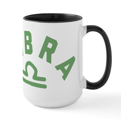 CafePress Libra 15 Oz Ceramic Large Mug (140296098)
