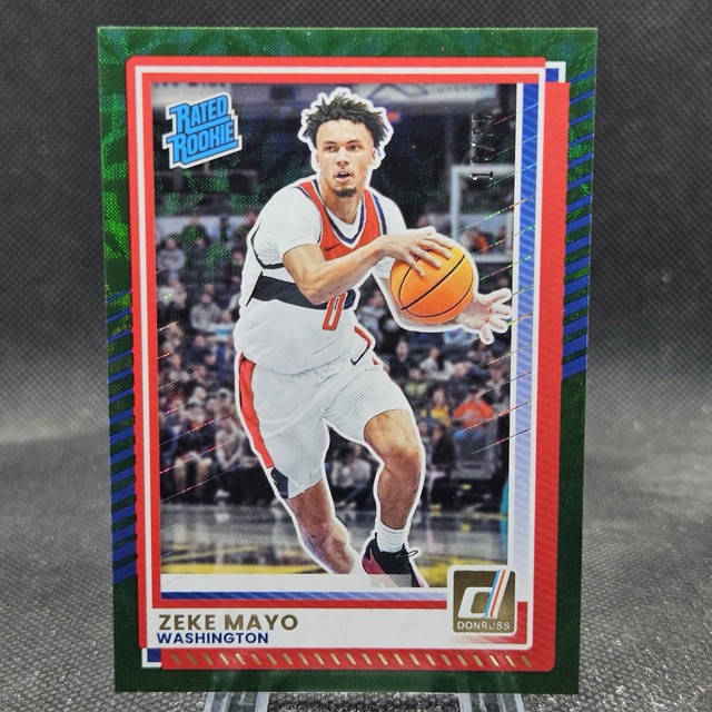 Zeke Mayo 2025-26 Donruss Basketball Scope /35 Rated Rookie Wizards #46