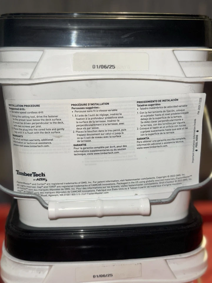 "Sistema de fijación oculto TimberTech Cortex Harvest Collection 2,5"" en piedra rojiza" Foto 2 de 3