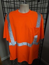 High Visability Pyramex Class 2 Reflective Hi Vis Safety T-Shirt Size 2XL Orange