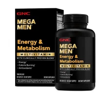 Energy & Metabolism Multivitamin - 180 Caplets (90 Servings) New Sealed Exp11/26