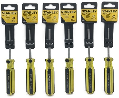 Stanley Proto PRO64-102-A 100 Plus P2x4'' Phillips Tip #2 Screwdriver (Pack of 6)
