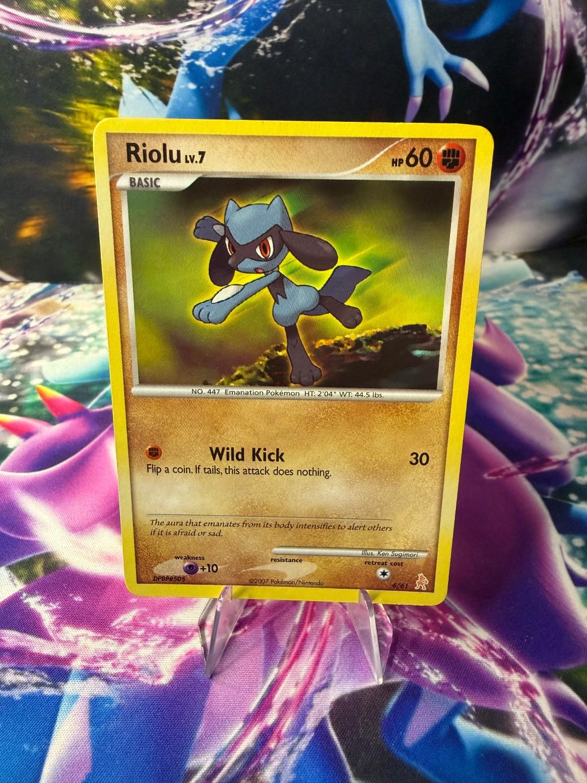 RIOLU 6/12 DP TRAINER KIT: MANAPHY & LUCARIO Common Pokemon