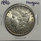 1896-P $1 Morgan Silver Dollar - Sharp Strike - Nice Even Goldish Toning