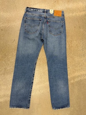 Levis 501 Original Selvedge Mens Straight Jeans New 005013656