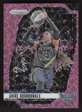 2024 Panini Prizm WNBA #28 Arike Ogunbowale Pink Velocity Prizms #/79
