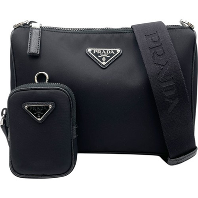 #ad PRADA Re Nylon 2VH113 Black Nylon #1938 $1316.17