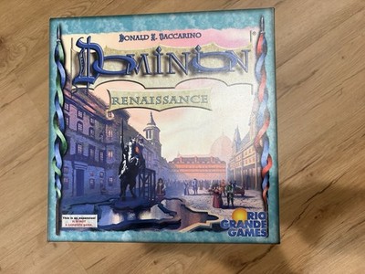 Dominion Expansion- Renaissance Board Game Rio Grande Games Great Condition