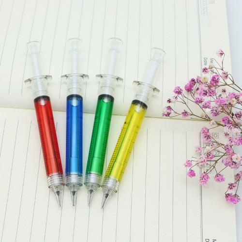 12 Stück Spritze Kugelschreiber Kind Neuheit Werkzeug Stifte Set für Kinder Nadel - Bild 6 von 12