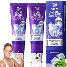 2PCS Rolimey Viocore Bee Venom Dental Treatment Toothpaste, 1 g (Pack of 1)