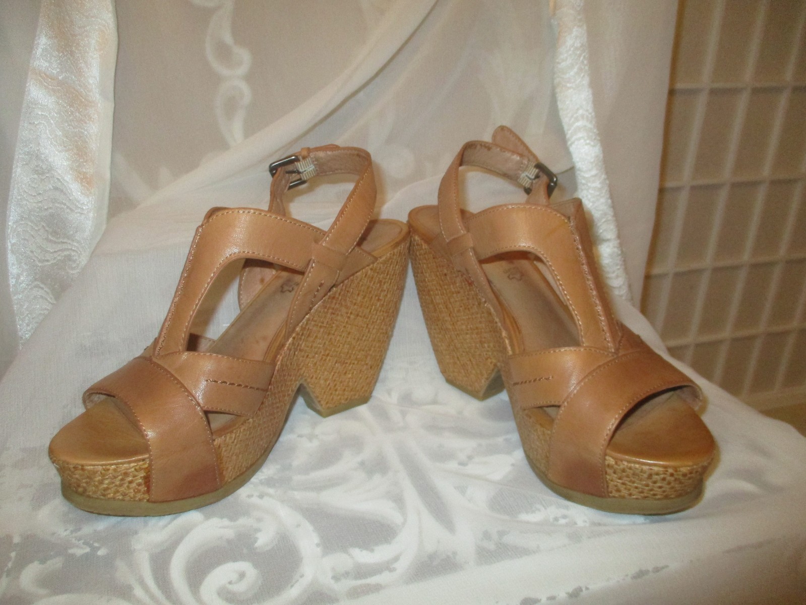 Biala leather platform sandals - image 15