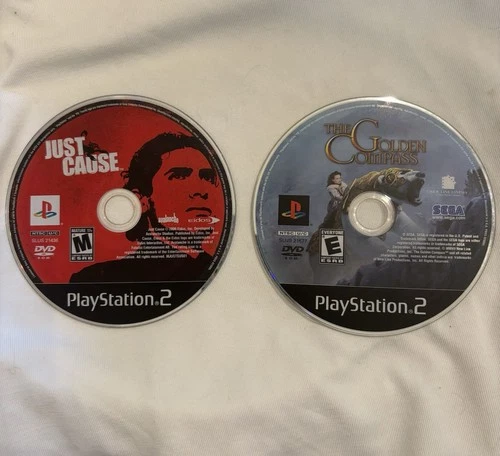 Ps2 Games (Just Cause, The Golden Compass)