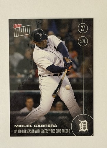 2016 Topps Now 510 Miguel Cabrera