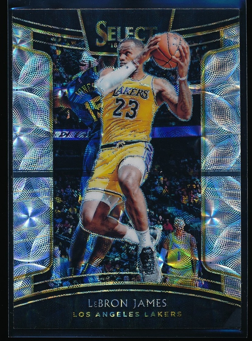 2018-19 Panini Select LeBron James #11 Concourse Scope Prizm Base Card