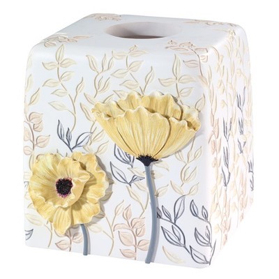 - Tissue Cover, Guest Bathroom Essentials, Countertop , Floral Home Decor (Ma...