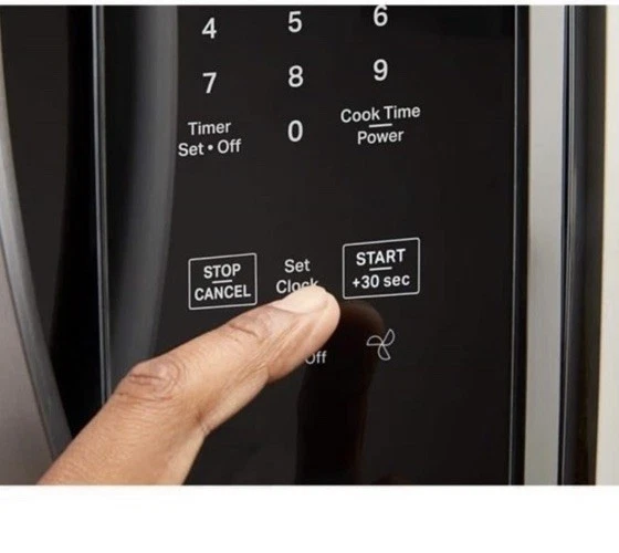 Whirlpool 30 pulgadas de ancho 1,9 Cu. Microondas de 1000 vatios WMH31017HS Foto 4 de 4