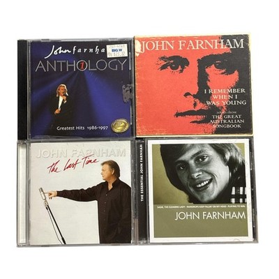 John Farnham 4 CD Lot Anthology Greatest Hits Essential AUS Rock Pop Bundle