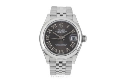 Rolex Datejust 31 Grey Roman Dial Automatik Damenuhr Oyster Perpetual Ref 278240