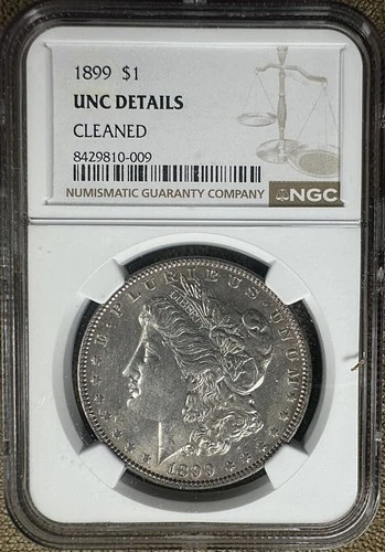 1899 Morgan Dollar NGC UNC details