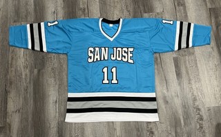 Owen Nolan San Jose Sharks Signed Jersey #11 JSA Autographed (XL)