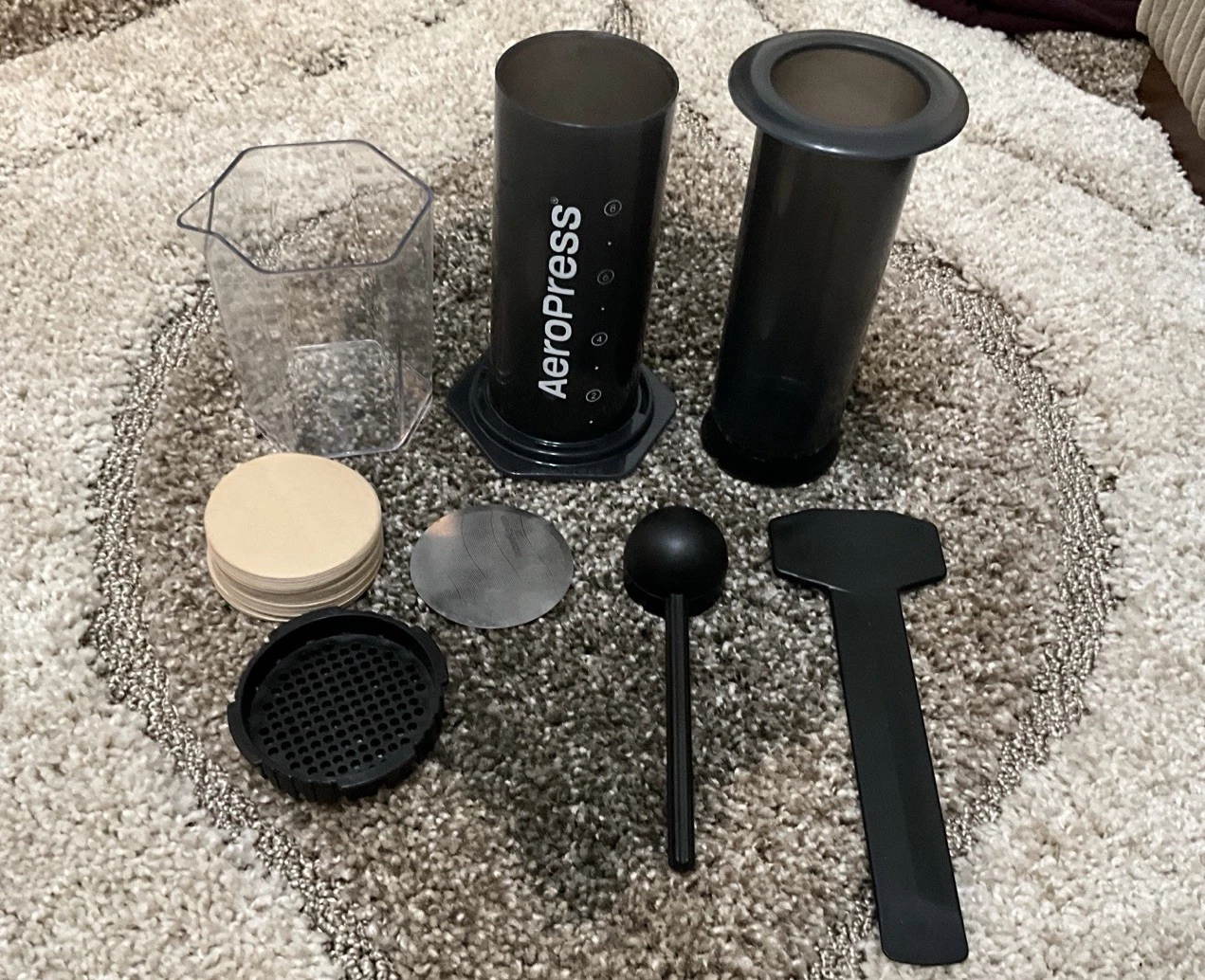 AeroPress XL Coffee Press Portable Coffee Maker 3-1 Brew Stainless Steel Filter
Opens in a new windo