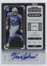 2022 Panini Contenders Rookie Playoff Ticket 59/99 Zion Johnson #150 Auto 0c2