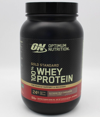 Optimum Nutrition Gold Standard Whey 100 Protein 2lb Extreme Milk Chocolate 2027