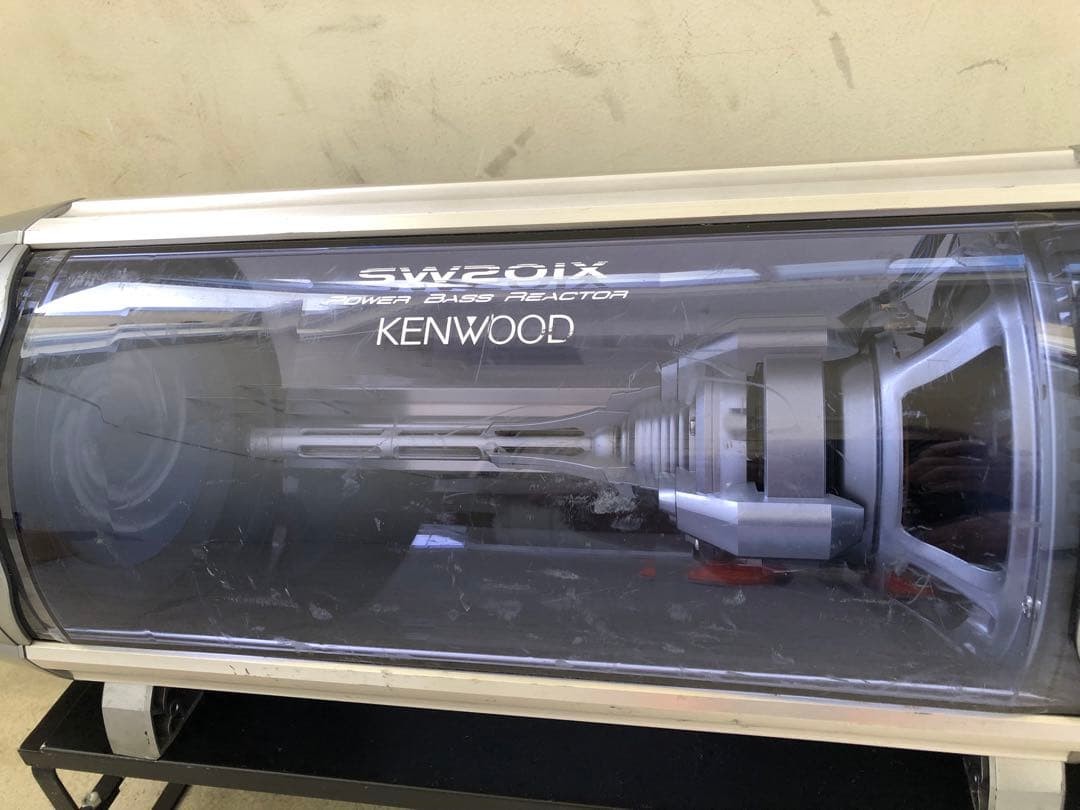 For Parts] KENWOOD SW201X Powered Subwoofer Rare Vintage Car Audio