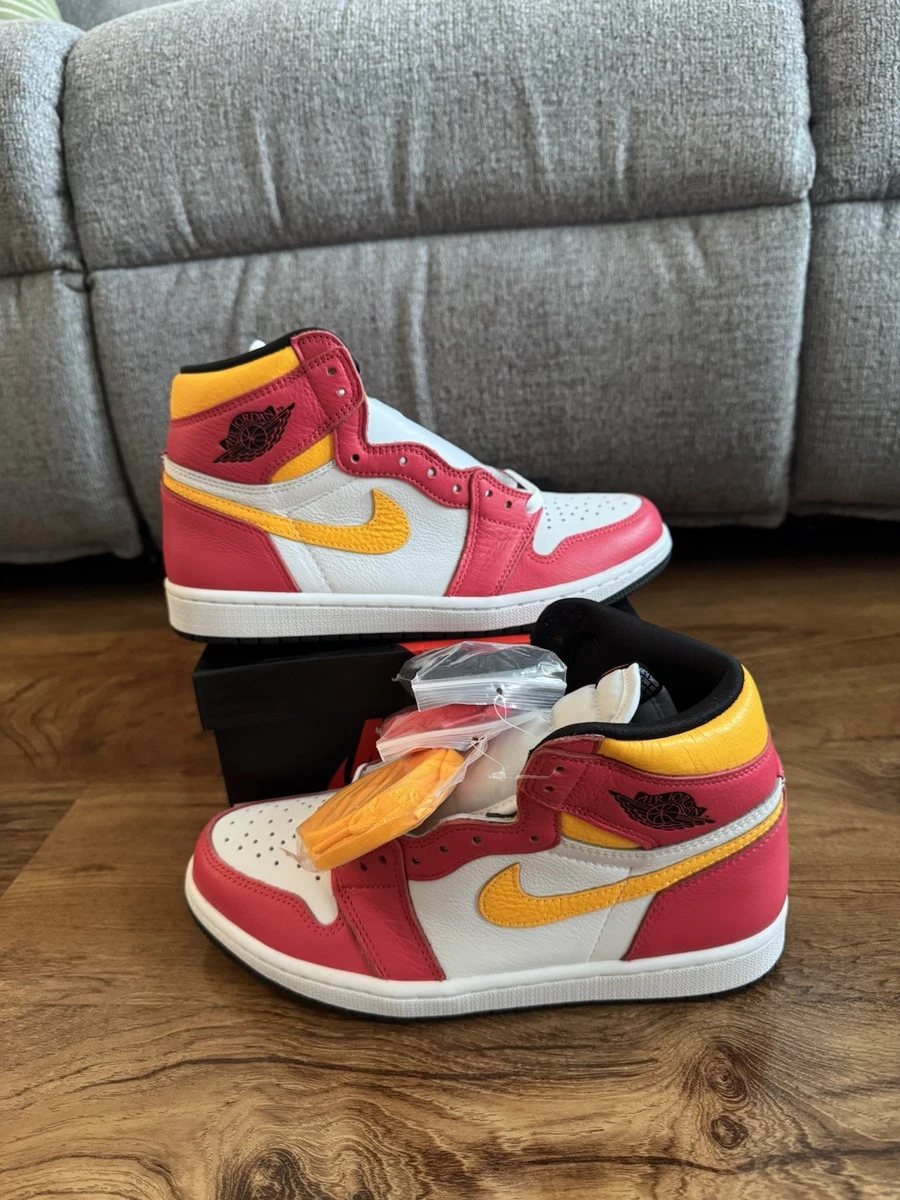 Jordan 1 Retro High OG Light Fusion Red 2021 for Sale