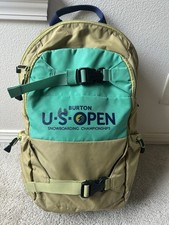 Burton US Open Snowboarding Championships Backpack Bag Travel School Work RARE