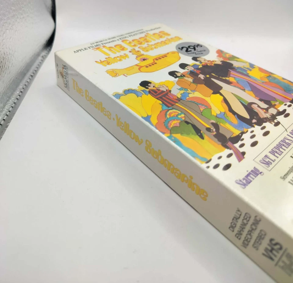 RARE - "The Beatles Yellow Submarine" VHS SEALED MGM/UA Sgt Peppers Lonely Heart - Image 3 of 4