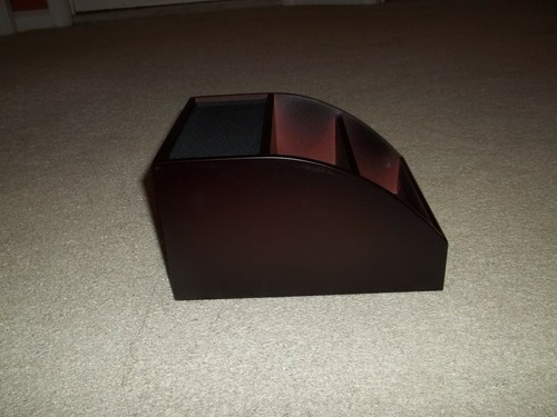 New in Box Nifty Tabletop Docking Station & Accessory Tray Brown Wooden NIB - 第 4/11 張圖片