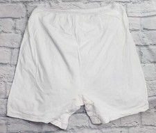 VTG Carousel Pettipants Granny Panty Boy Short High Waist Bloomers White Size 9