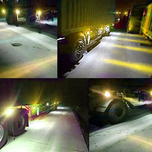 10X LED Amber Marker Side Lights Bullet Clearance Light Truck Trailer Wateproof - Picture 11 of 12