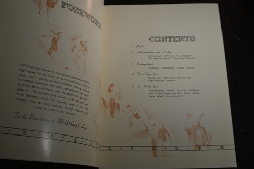 1941 Kaleidoscope Middlebury College Yearbook - Picture 3 of 12