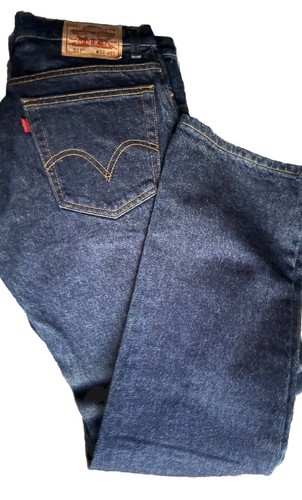 Levi's 517 Boot Cut Dark Wash Rigid Denim Jeans 32x32