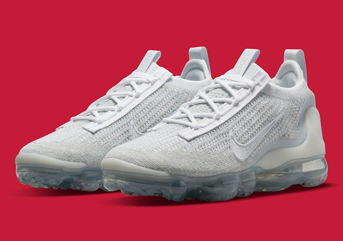 Nike Air Vapormax Flyknit 2021 Platinum White Grey DC4112 100 Size