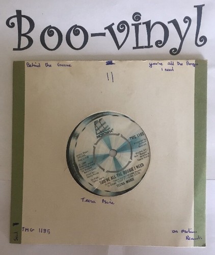 TEENA MARIE Behind The Groove 7" B/w You're All The Boogie I Need (tmg1185) Ex - Picture 3 of 3