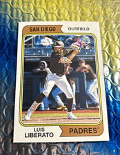 2023 Topps Heritage Base Luis Liberato RC #168 San Diego Padres