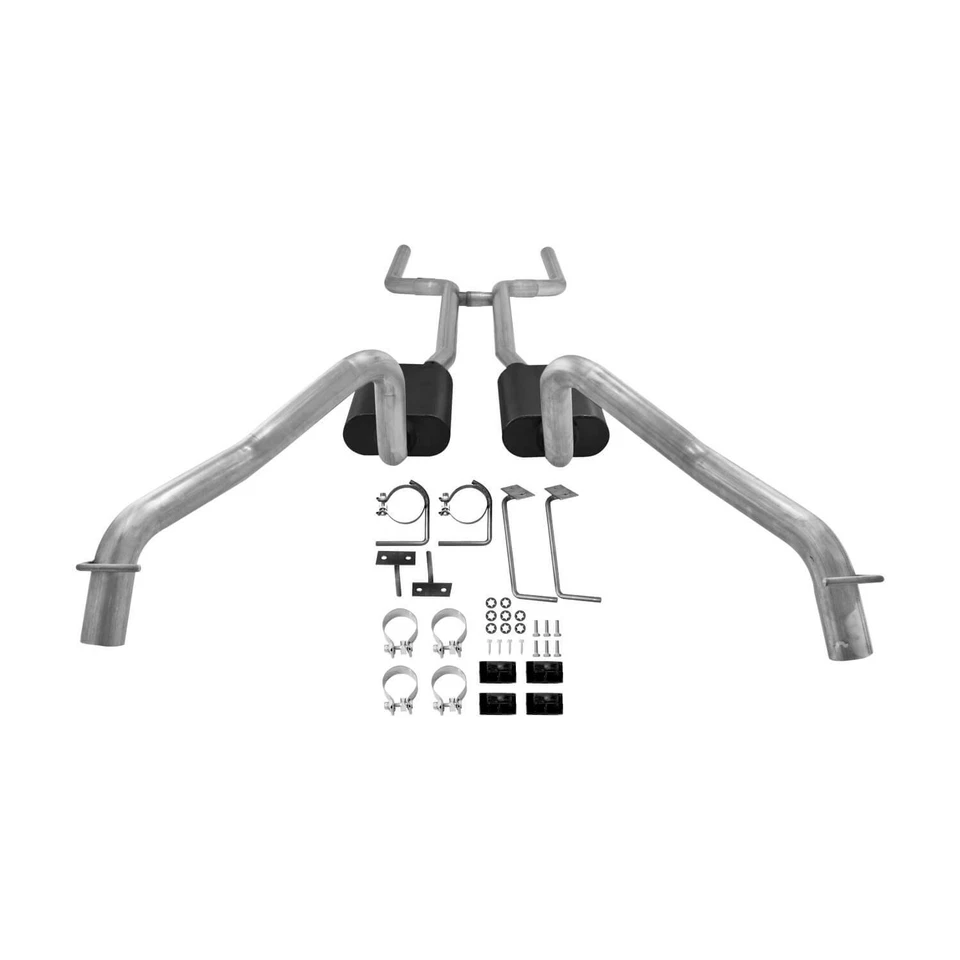 Flowmaster 817158 2.5" American Thunder Header-Back Exhaust for 68-74 Chevy Nova Foto 2 de 4