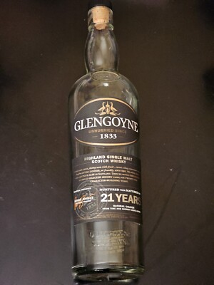 Glengoyne 21 Years Highland Single Malt Scotch Whisky Empty Bottle