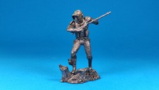 TIN soldiers 54 mm of Biker Scout Troo, Scale1:32. Metal Figure a Biker Scout
