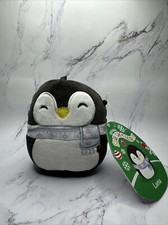 Squishmallows Luna The Penguin 4 Plush Christmas Tree Ornament. NWT. S4 77-13.