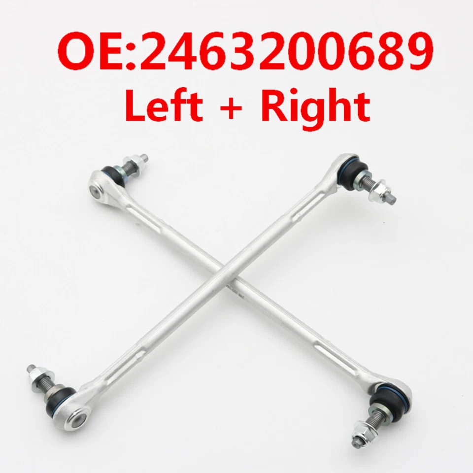 2x Eslabones estabilizadores/barra estabilizadora delanteros para Mercedes-Benz CLA250 GLA250 2463200689 Foto 4 de 4