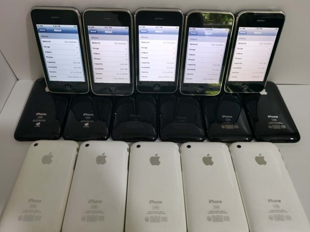 Apple iPhone 3G 3GS - 8GB 16GB 32GB - Black White Apple iPhone 3G 3GS - 8GB 16GB 32GB - Black White
