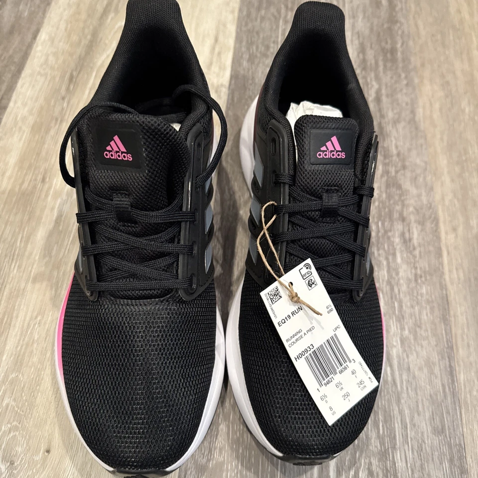 Adidas EQ19 Run 'Black Screaming Pink' H00933 NOVO EM FOLHA NUNCA USADO - Imagem 2 de 4