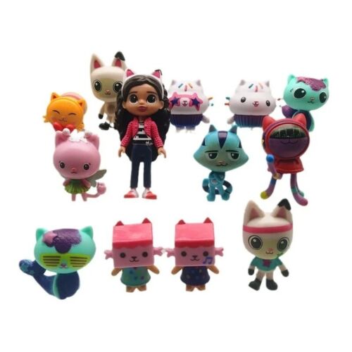 13 Teile/Set Gabbys Puppenhaus Figur Modell Spielzeug Puppen Tortenaufleger Dekor Kinder Geschenk - Bild 4 von 6