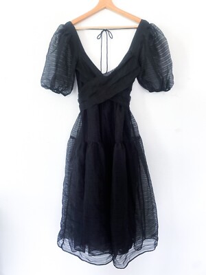 knee length dresses for ladies Karyme Polka Dot Tulle Midi Dress