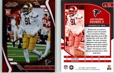 Adetokunbo Ogundeji 2021 Absolute Retail #155 RC Rookie Atlanta Falcons