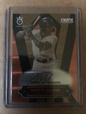 2022 Onyx Premium Gold Foil Auto #OP-ML Marco Luciano /30 - San Francisco